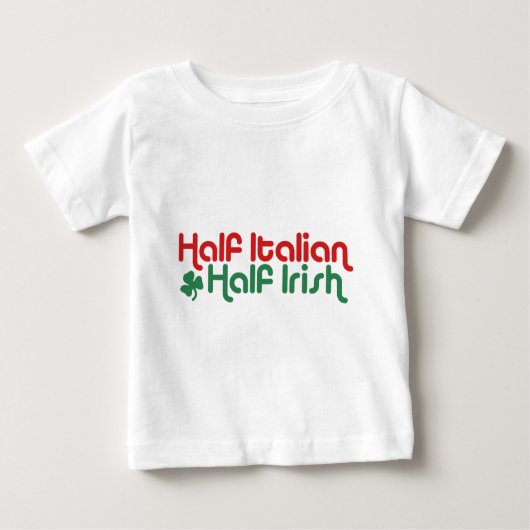 T-shirt Pour Bébé irlandais italien (Devant)