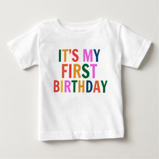 T-shirt Pour Bébé  It’s My 1st Birthday