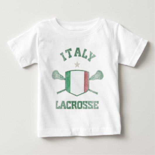 T-shirt Pour Bébé Italie-Cru (Devant)