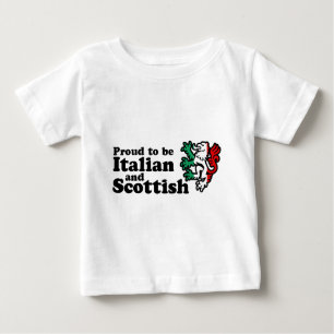 T-shirt Pour Bébé Italien écossais