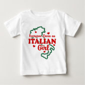 T-shirt Pour Bébé Italienne (Devant)