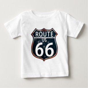 T-shirt Pour Bébé Itinéraire 66 - La route de mère