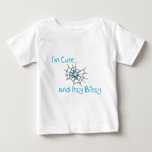 T-shirt Pour Bébé Itsy Bitsy Spider Boy (Devant)