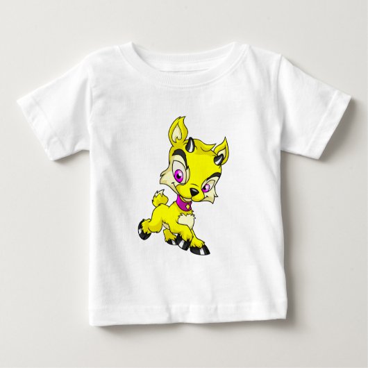 T-shirt Pour Bébé Ixi jaune (Devant)