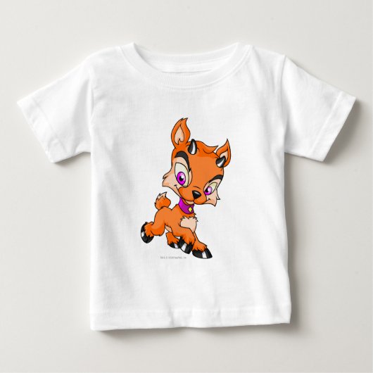 T-shirt Pour Bébé Ixi Orange (Devant)