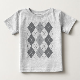 T-shirt Pour Bébé Jacquard gris