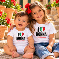 J'ADORE NONNA personnalisé Blanc mignon