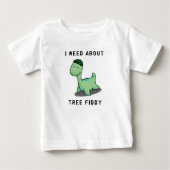 T-SHIRT POUR BÉBÉ J'AI BESOIN DE FIDDDY D'ARBRE - LOCH NESS MONSTER (Devant)