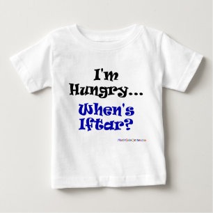 T-shirt Pour Bébé J'ai faim… quand est iftar ?