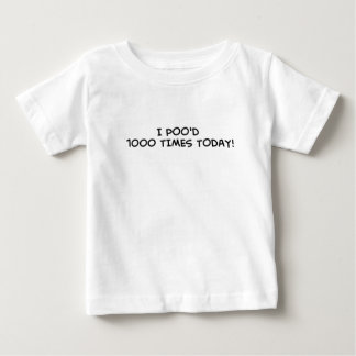 T-shirt Pour Bébé J'ai fait 1000 fois aujourd'hui