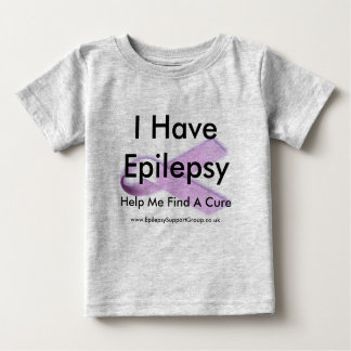 T-shirt Pour Bébé J'Ai L'Épilepsie Pour Trouver Un Traitement