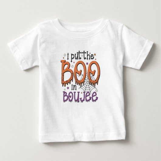 T-shirt Pour Bébé J'ai mis le livre à BOUJEE (Devant)