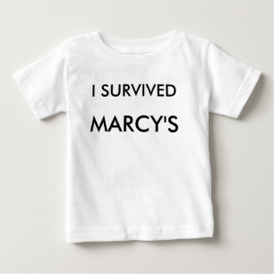 T-shirt Pour Bébé J'AI SURVÉCU à la chemise de MARCY