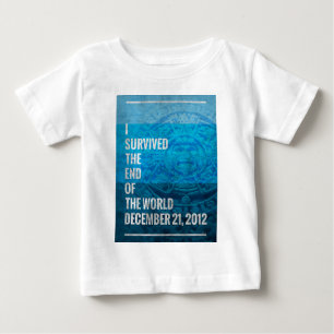 T-shirt Pour Bébé J'ai survécu à la fin du monde