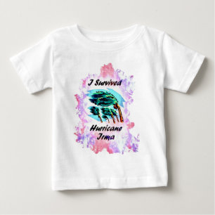 T-shirt Pour Bébé J'ai survécu à l'ouragan Irma