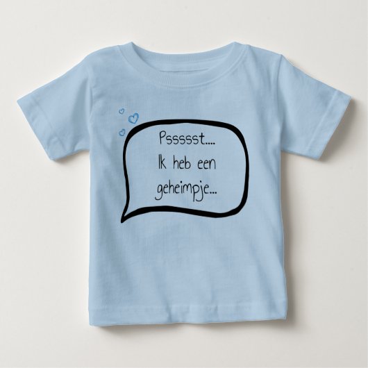 T-shirt Pour Bébé J'ai un petit secret de Broer (Devant)
