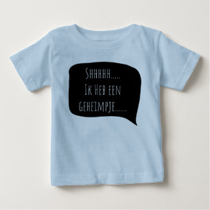 T-shirt Pour Bébé J'ai un petit secret... grand frère...