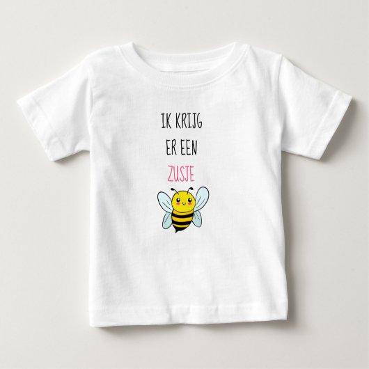 T-shirt Pour Bébé J'ai une petite soeur. (Devant)