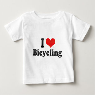 T-shirt Pour Bébé J'aime aller à vélo