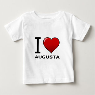 T-SHIRT POUR BÉBÉ J'AIME AUGUSTA, GA - LA GÉORGIE
