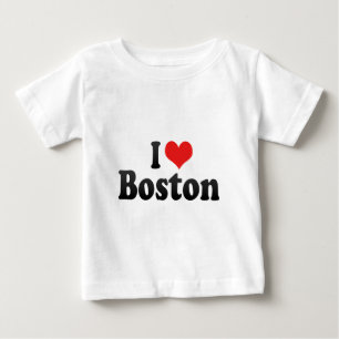 T-shirt Pour Bébé J'aime Boston