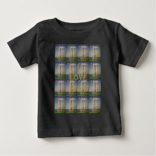 T-shirt Pour Bébé J'aime Dubaï