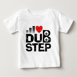 T-shirt Pour Bébé J'aime Dubstep
