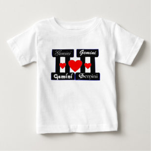 T-shirt Pour Bébé ♊ J'Aime Gemini-Best-Zodiac Signet Sport