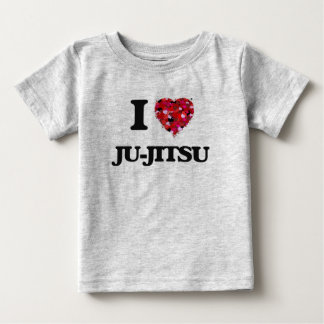 T-shirt Pour Bébé J'Aime Ju-Jitsu