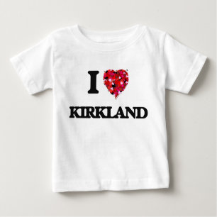 T-shirt Pour Bébé J'aime Kirkland