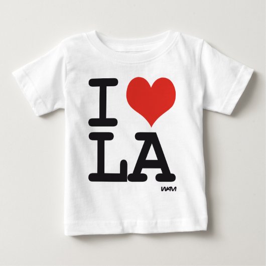T-SHIRT POUR BÉBÉ J'AIME LA (Devant)
