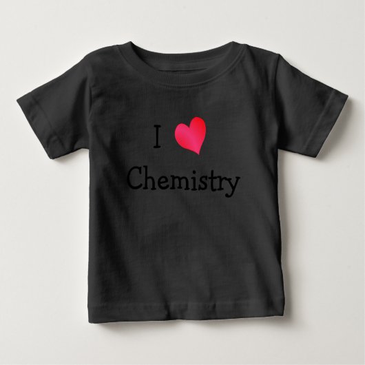 T-shirt Pour Bébé J'aime la chimie (Devant)
