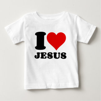 T-shirt Pour Bébé j'aime la citation chrétienne de Jésus