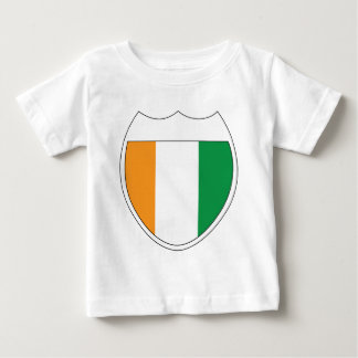 T-shirt Pour Bébé J'aime la Côte d'Ivoire
