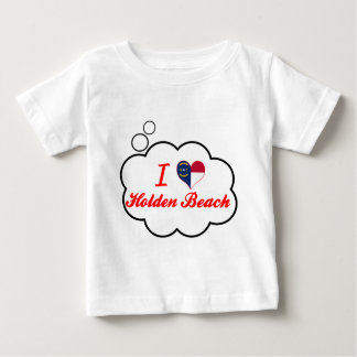 T-shirt Pour Bébé J'aime la plage de Holden, la Caroline du Nord