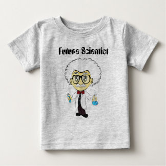T-shirt Pour Bébé J'aime la Science avec le scientifique
