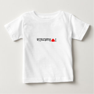T-shirt Pour Bébé J'aime l'Australie