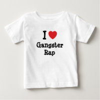 J'aime le coeur de Gangster Rap personnalisé