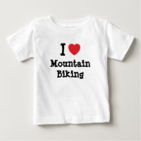 J'aime le coeur VTT personnalisé