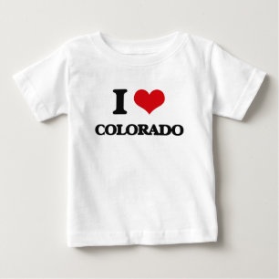 T-shirt Pour Bébé J'aime le Colorado