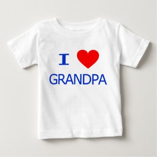T-shirt Pour Bébé J'aime le grand-papa