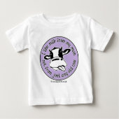 T-shirt Pour Bébé J'aime le lait de ma maman pas simplement (Devant)