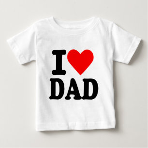 T-shirt Pour Bébé J'aime le papa
