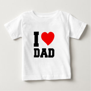 T-SHIRT POUR BÉBÉ J'AIME LE PÈRE