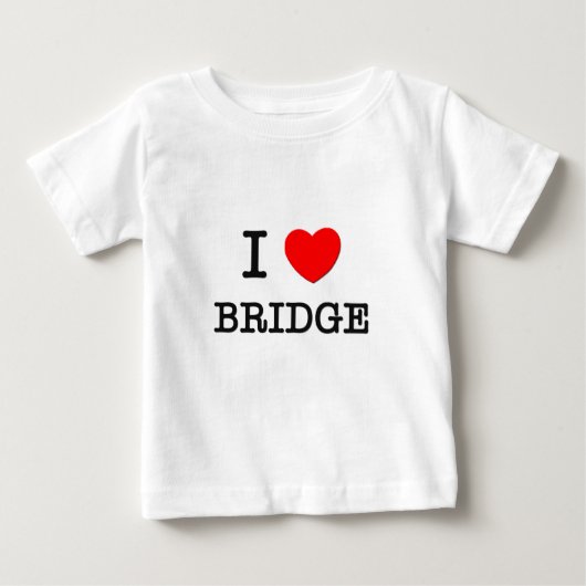 T-SHIRT POUR BÉBÉ J'AIME LE PONT (Devant)