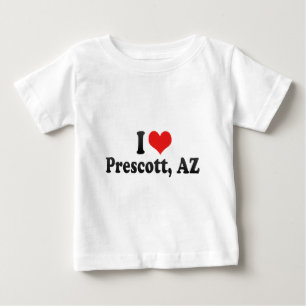 T-shirt Pour Bébé J'aime le Prescott, AZ
