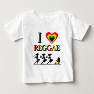 T-shirt Pour Bébé J'aime le reggae