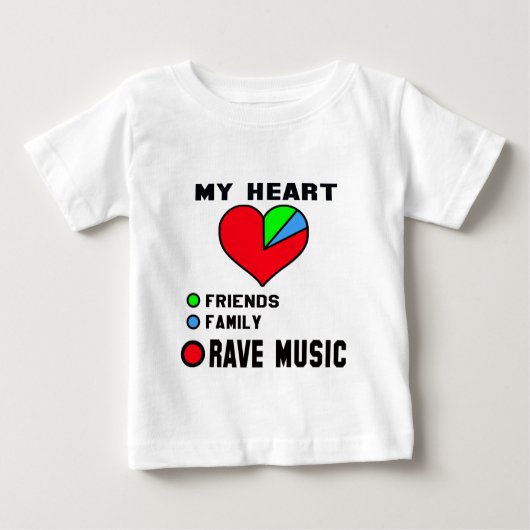 T-shirt Pour Bébé J'aime l'éloge (Devant)