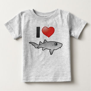 T-shirt Pour Bébé J'aime les requins infirmières