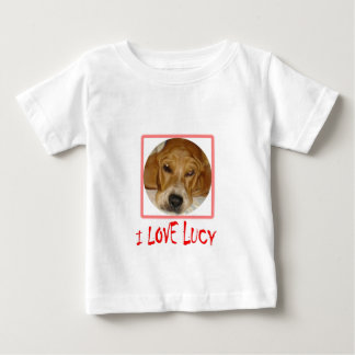 T-shirt Pour Bébé j'aime Lucy